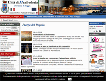 Tablet Screenshot of comune.manfredonia.fg.it